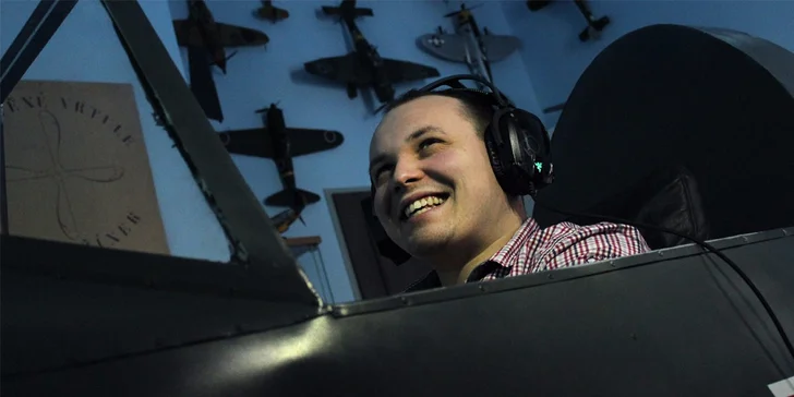 Pilotem za 2. světové války na leteckém bojovém simulátoru