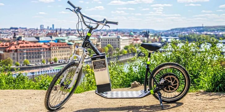 Frčte Prahou jako páni: Zapůjčení elektrické koloběžky