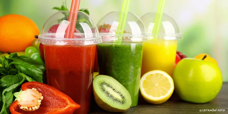 Velký 0,5l fresh nápoj dle výběru: vitaminová bomba v Juice queens
