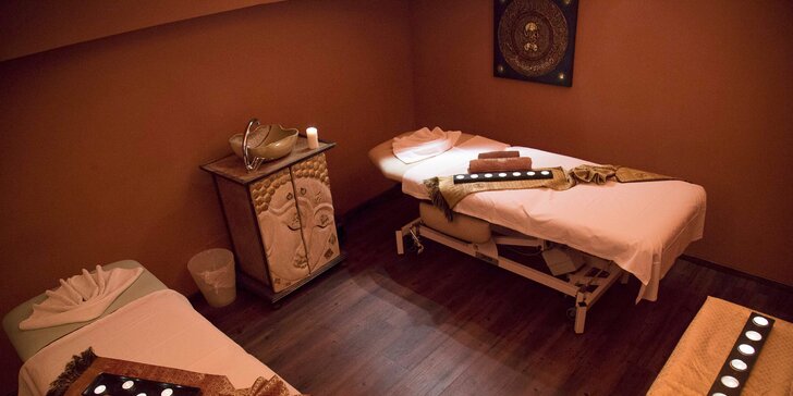 Relaxační masáže pro jednotlivce či páry a celý den ve wellness centru