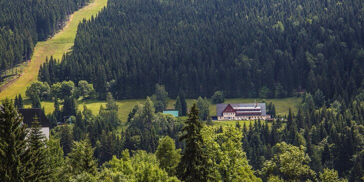 Léto v Krkonoších - polopenze, wellness i sauna