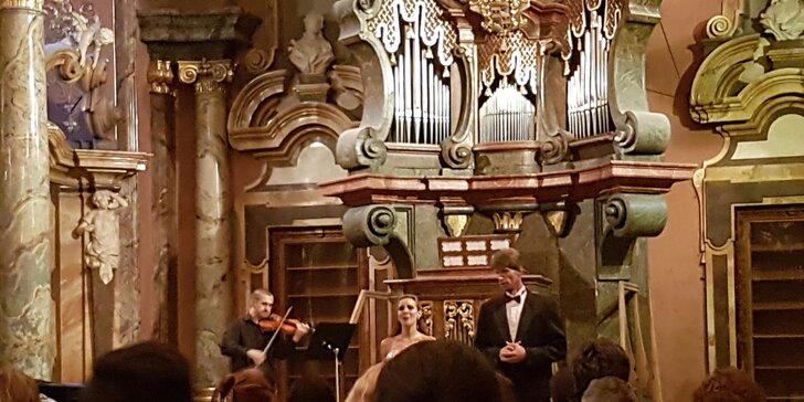 Exkluzivní balíček– koncert ve staré Praze a posezení v Nicolas Baru