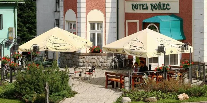 Odpočinek v hotelu Hořec v Peci pod Sněžkou