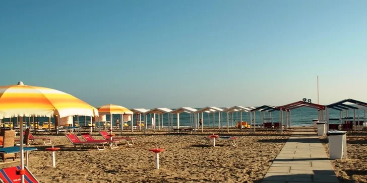 Týdenní dovolená v karavanech v kempu Riccione v Itálii. Dítě do 5,99 zdarma.
