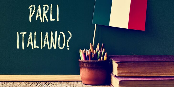 Šestiměsíční online kurz italštiny + 1 přístup pro druhou osobu zdarma