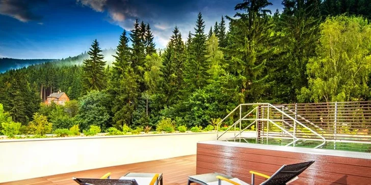 Jarní pohoda v Peci pod Sněžkou: luxusní apartmán, polopenze a wellness