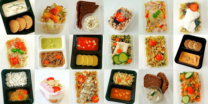 5 nebo 10 dní bez vaření - vyvážené Fitness food menu s doručením až domů