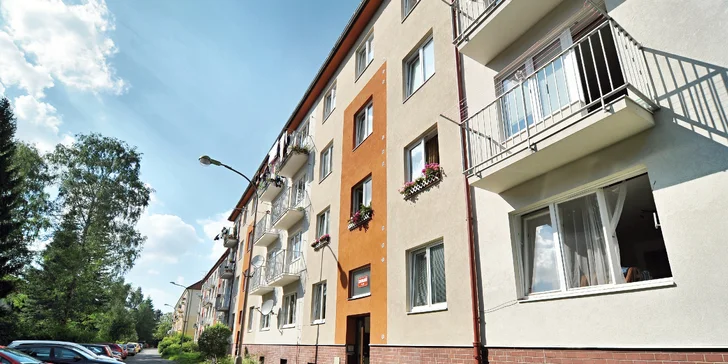 Až 3 dny v moderním apartmánu pro dva v Liberci nedaleko centra města