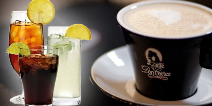 29 Kč za espresso s mlékem a libovolný nealko nápoj v Caffé Don Cortez v Hradci Králové. Užijte si pohodu u italské kávy se slevou 51 %.