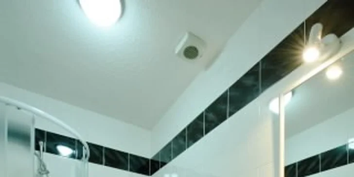 Koupelna je vybavená sprchovým koutem.
