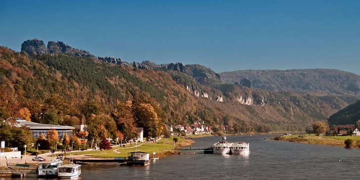 Vlakem do Bad Schandau s turistikou nebo koupáním v termálních lázních