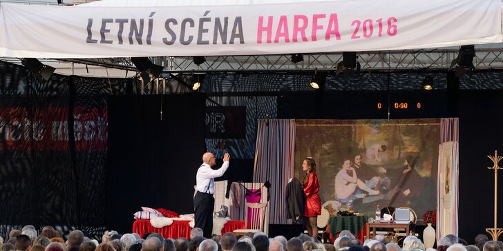 Letní scéna Harfa: vstupenka na dětské představení Princové jsou na draka