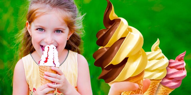 Parádní letní osvěžení: Malá nebo velká točená zmrzlina pro mlsné jazýčky