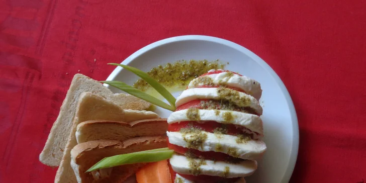 Pochutnejte si na výtečném 3chodovém menu u přehrady Palava