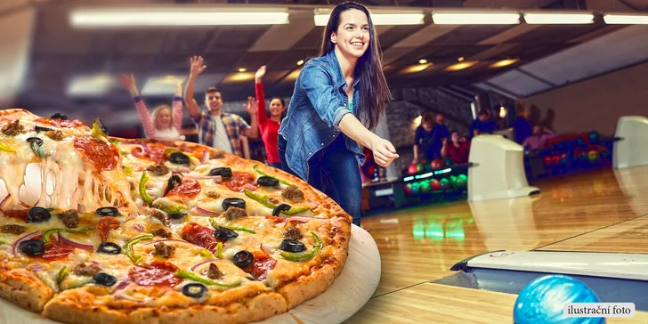 Pravá italská pizza a hodina skvělého bowlingu