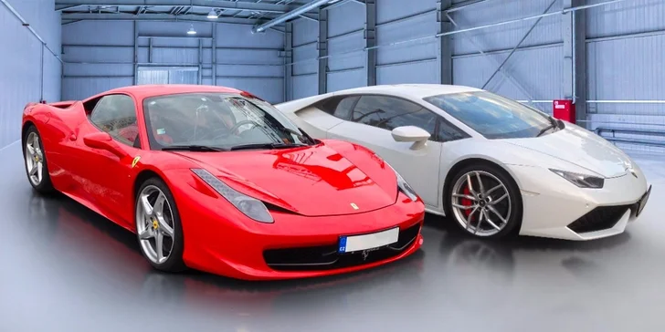 Zážitek na 4 kolech: Projeďte se ve Ferrari, Lamborghini, Maserati nebo Porsche