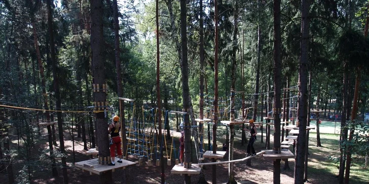 Adrenalin ve výškách: Vstup na vysokou lanovou dráhu