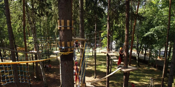 Adrenalin ve výškách: Vstup na vysokou lanovou dráhu