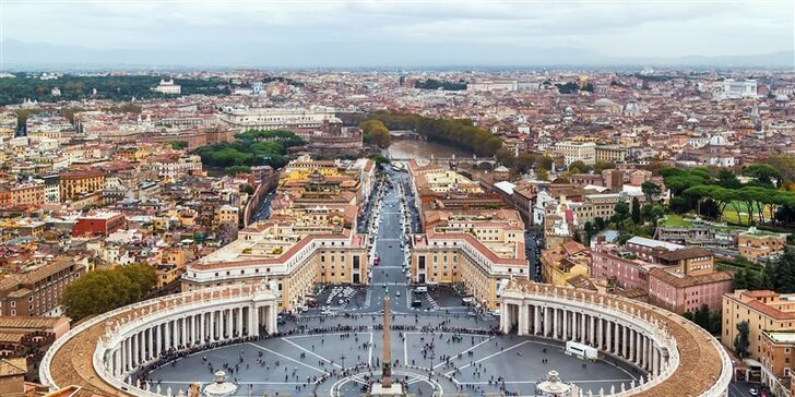 4denní poznávací zájezd do Říma a Vatikánu: 1× ubytování se snídaní