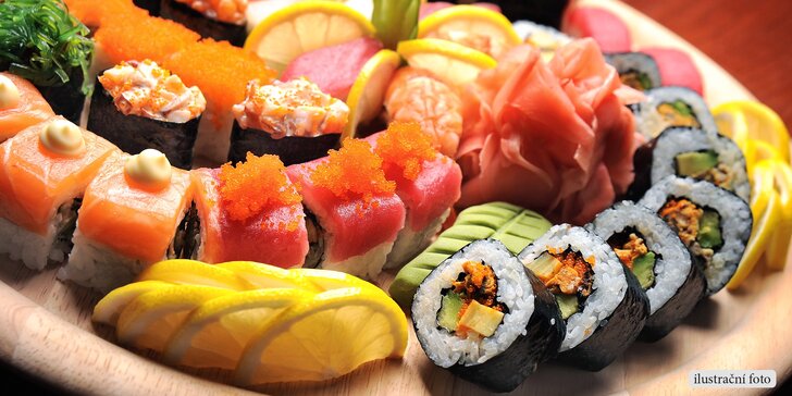Úchvatné sushi sety s 22 či 51 kousky s sebou