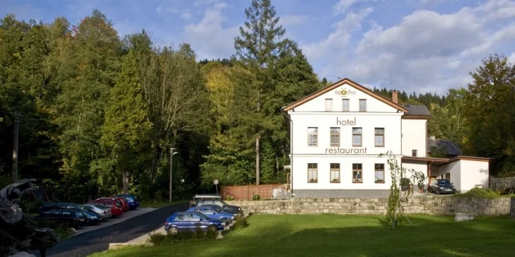 Francouzské kuřátko se salátem a dezertem