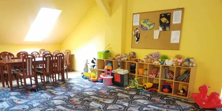 Pro děti je připraven dětský koutek.