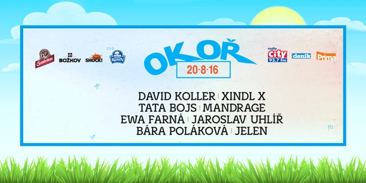Našlapaná muzika v krásném prostředí: Vstupenka na Festival Okoř 2016