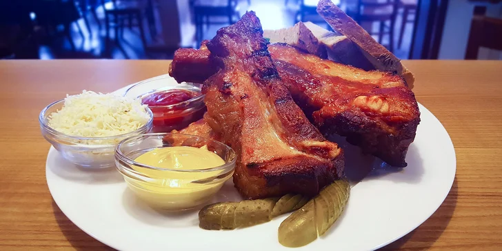 Famózní 3chodové menu pro dva: Polévka, grilovaná žebra i sladká tečka