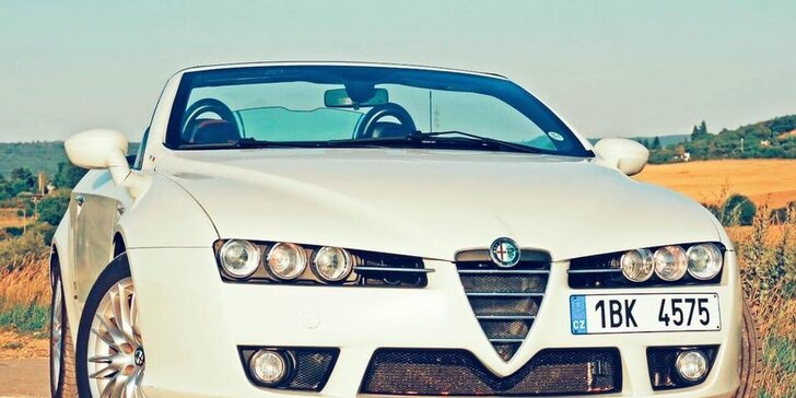 Skvělá jízda s Alfa Romeo Spider – zapůjčení luxusního kabrioletu
