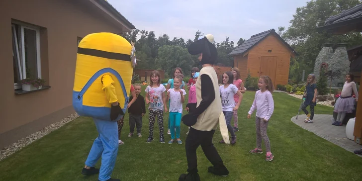 Nezapomenutelná dětská oslava s jedním či dvěma pohádkovými animátory