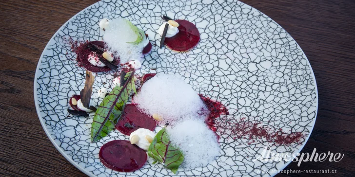 Moderní gastronomie: 5chodové degustační menu pro 2 a kniha Božská réva