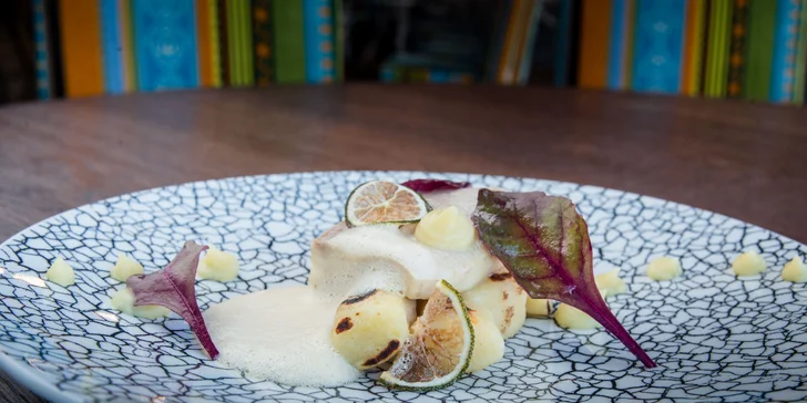 Moderní gastronomie: 5chodové degustační menu pro 2 a kniha Božská réva