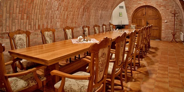Třídenní pobyt na jižní Moravě: Snídaně i pobyt ve sklípku s degustací vín