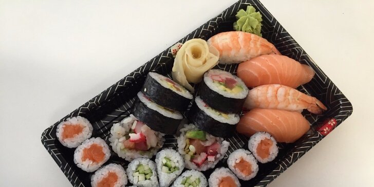 Úchvatné sushi sety s 22 či 51 kousky s sebou