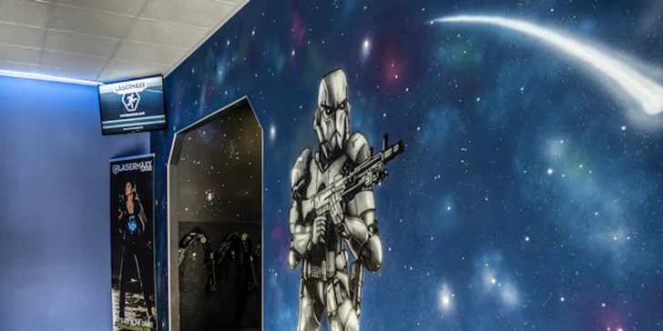 Akce a zábava: Laser game pro 1–6 osob v moderní pražské aréně