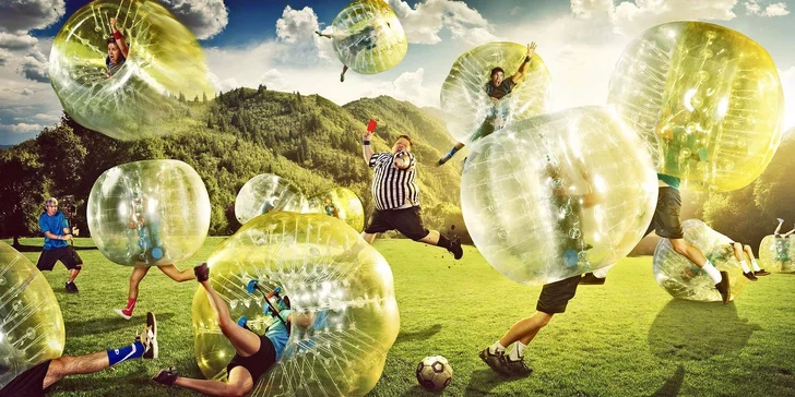 Bumper ball: Nevšední zábava pro partu přátel