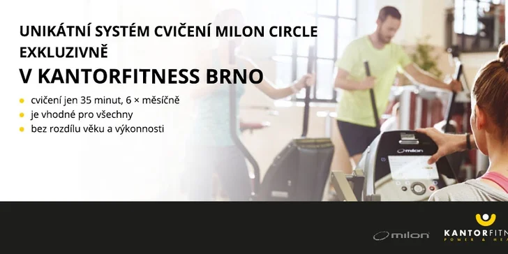 Neomezený vstup na lekce a případně i unikátní cvičení milon circle