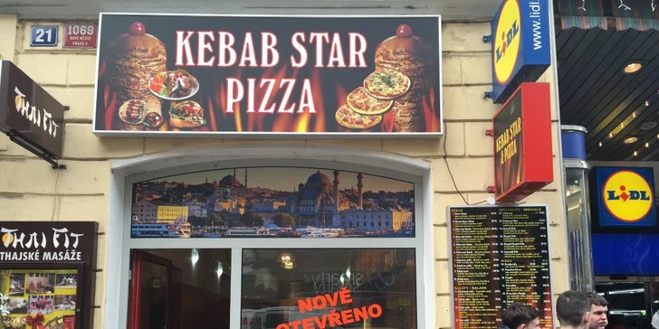 Kebab v tortille s masem a omáčkami dle výběru pro 1 nebo 2 osoby