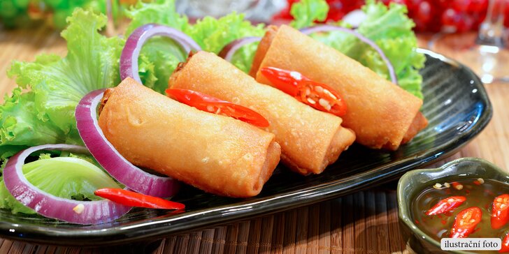 Vietnamské speciality s sebou - vegetariánské či jarní závitky