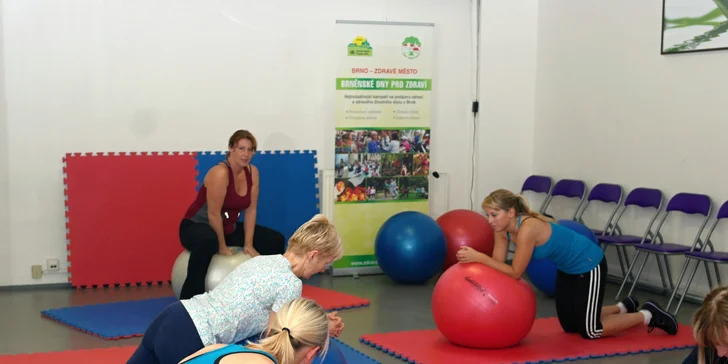 Gym Ball PILATES – cvičení na balónu pro dospělé i seniory