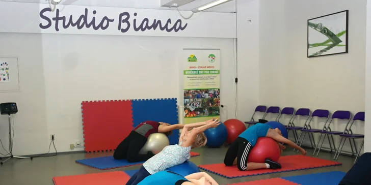 Gym Ball PILATES – cvičení na balónu pro dospělé i seniory