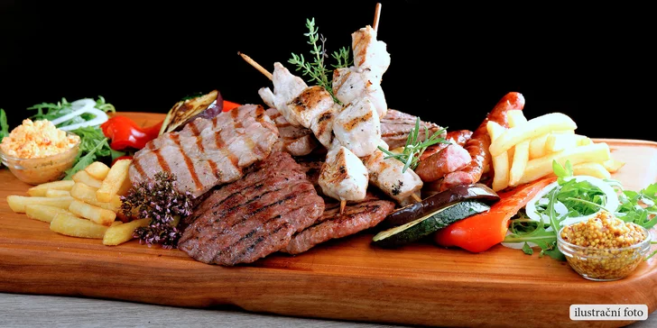 Ulovte 600gramovou nálož grilovaných dobrot U Bizona
