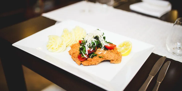 Tříchodové degustační menu ze Španělska, Itálie i Francie pro 2 osoby
