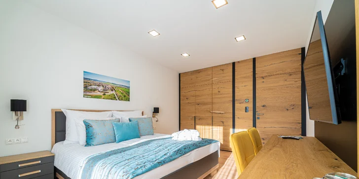 Dostupný pre vás bude apartmán s vlastnou terasou pre 2 až 4 osoby.