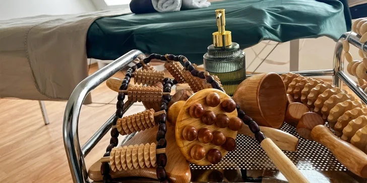 V nabídce je také kombinace maderoterapie a anticelulitidního zábalu.