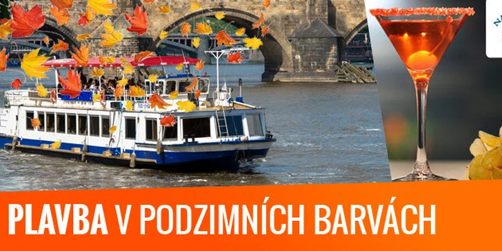 Plavba po Vltavě s drinkem a výhledem na Hrad