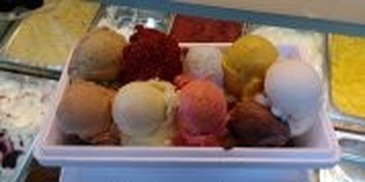 Termobox s 800 gramy pravé italské zmrzliny - vybírejte z 11 druhů