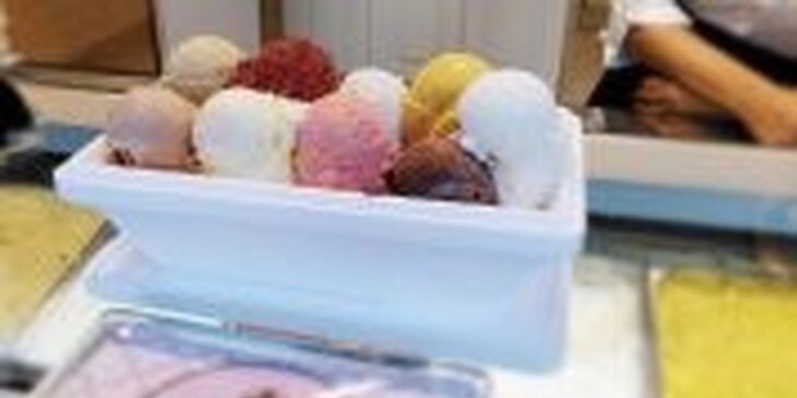 Termobox s 800 gramy pravé italské zmrzliny - vybírejte z 11 druhů