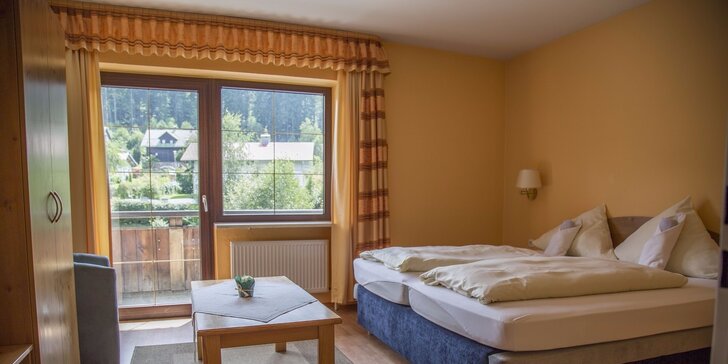 Aktivní relax pro páry i rodiny na německé straně Šumavy: polopenze a sauna