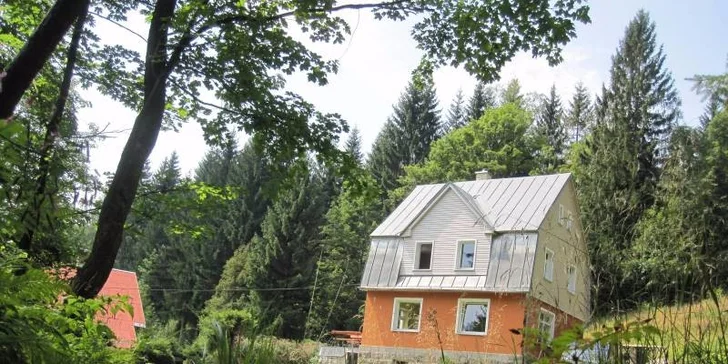 3-8denní pronájem chaty v srdci Jizerských hor pro celou rodinu či partu